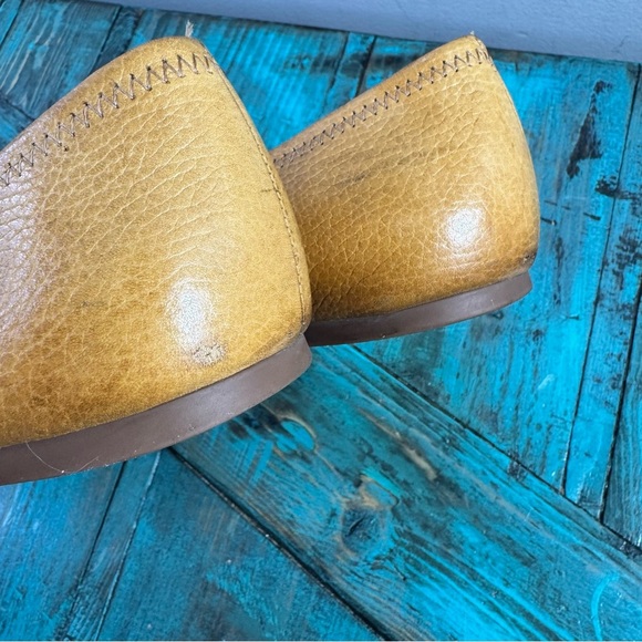 Tory Burch Tan Leather Chelsea Ballet Flats Size 11M - Picture 15 of 16